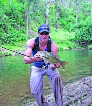 There are plenty of shore-based options; it’s all a matter of how adventurous you want to be. This solid bass come from Five Day Creek, east of the lodge.